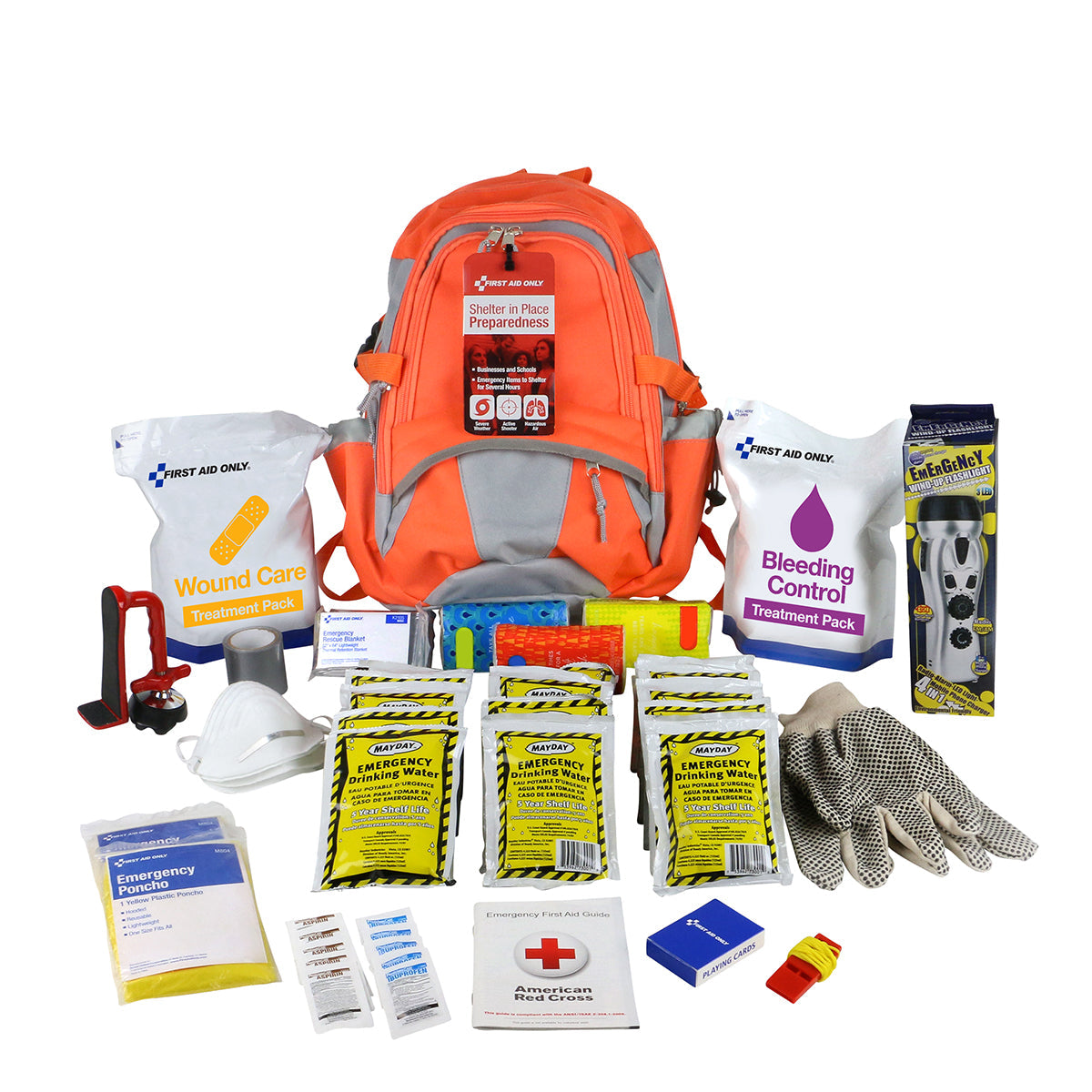 Shelter in Place Emergency Preparedness Backpack – firstaidonly