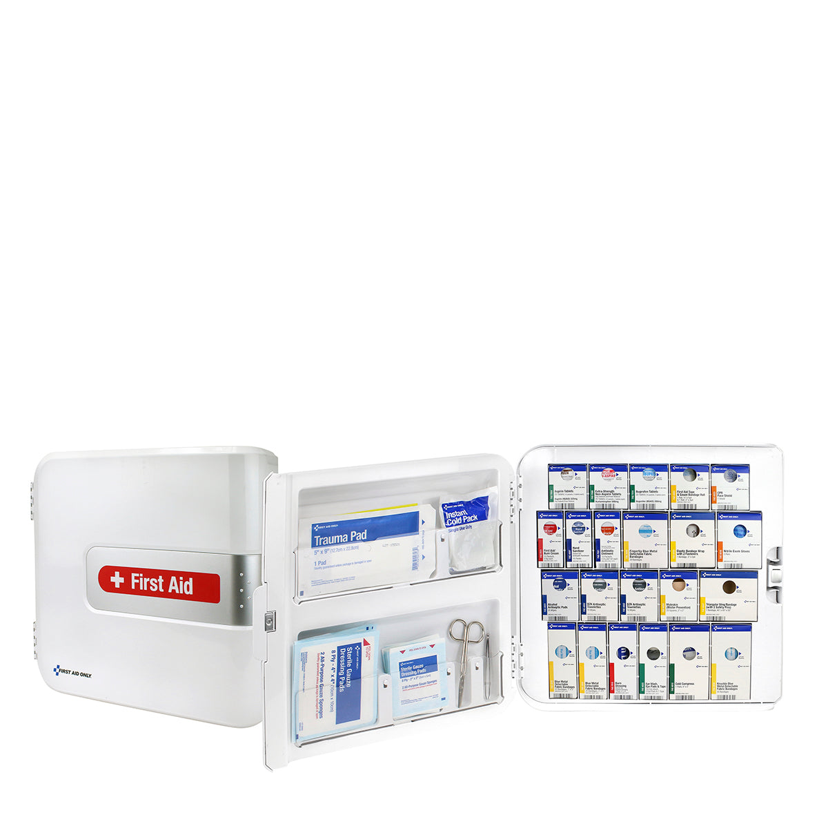 First Aid Only SmartCompliance Complete ANSI 2021 A Plastic Food Service Cabinet Compliant