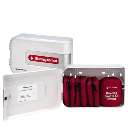 First Aid Only SmartCompliance Complete Bleeding Control Cabinet for Limb & Torso Wounds