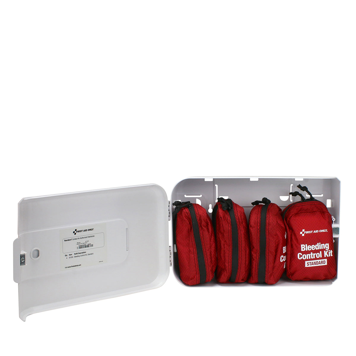 First Aid Only SmartCompliance Complete Bleeding Control Cabinet for Limb & Torso Wounds