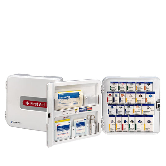 First Aid Only SmartCompliance Complete Plastic Cabinet ANSI A + with Meds