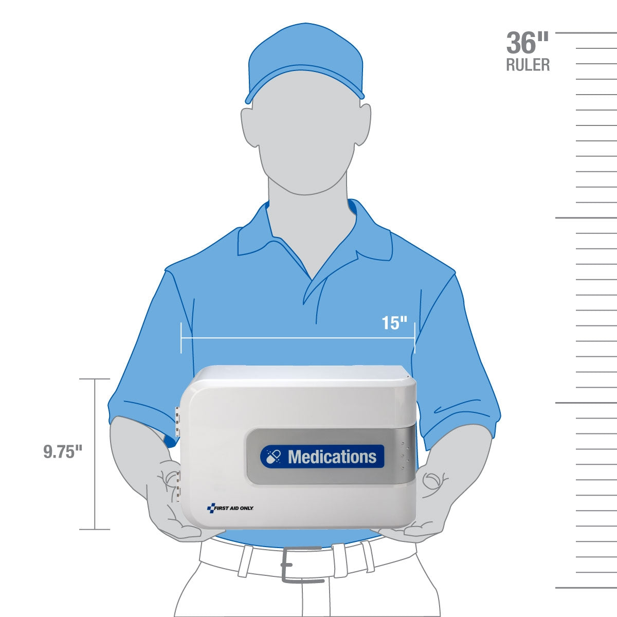 First Aid Only SmartCompliance Complete Medication Station
