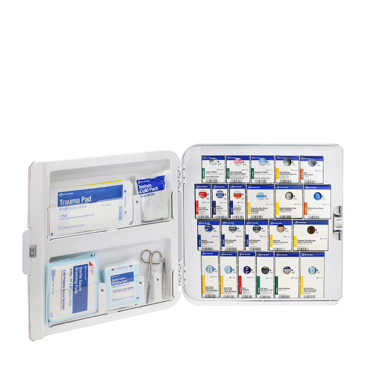 First Aid Only SmartCompliance Complete Plastic Food Service Cabinet ANSI