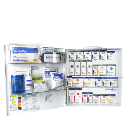First Aid Only SmartCompliance Large ANSI 2021 B Metal Cabinet without Medications for General Business