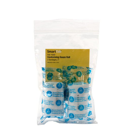 First Aid Only SmartCompliance Refill 2’’ x 4 yd Conforming Gauze Roll 2 per Bag