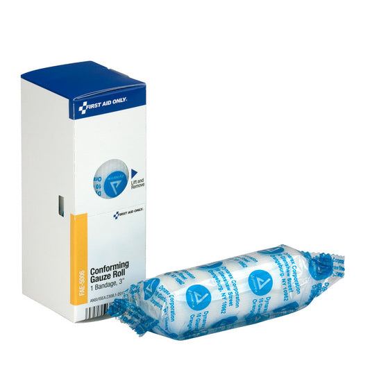 First Aid Only SmartCompliance Refill 3’’ Conforming Gauze Role 1 Per Box