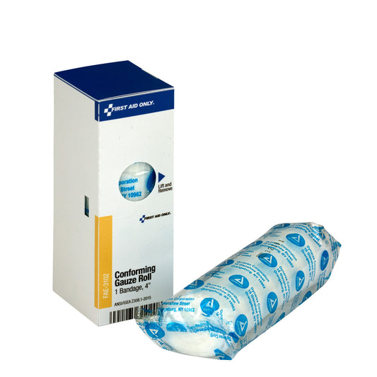 First Aid Only SmartCompliance Refill 4’’ x 5 yd Conforming Gauze Roll 1 per Box