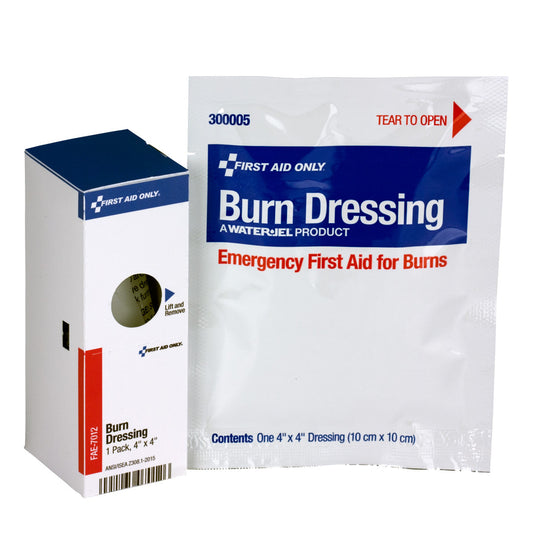First Aid Only SmartCompliance Refill 4’’x4’’ Burn Dressing 1 per Box