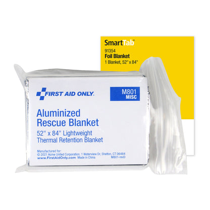 First Aid Only SmartCompliance Refill Aluminized Rescue Blanket 1/bag