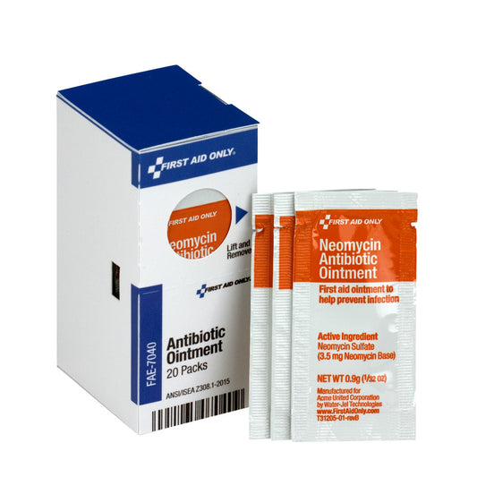 First Aid Only SmartCompliance Refill Antibiotic Ointment 20 Per Box