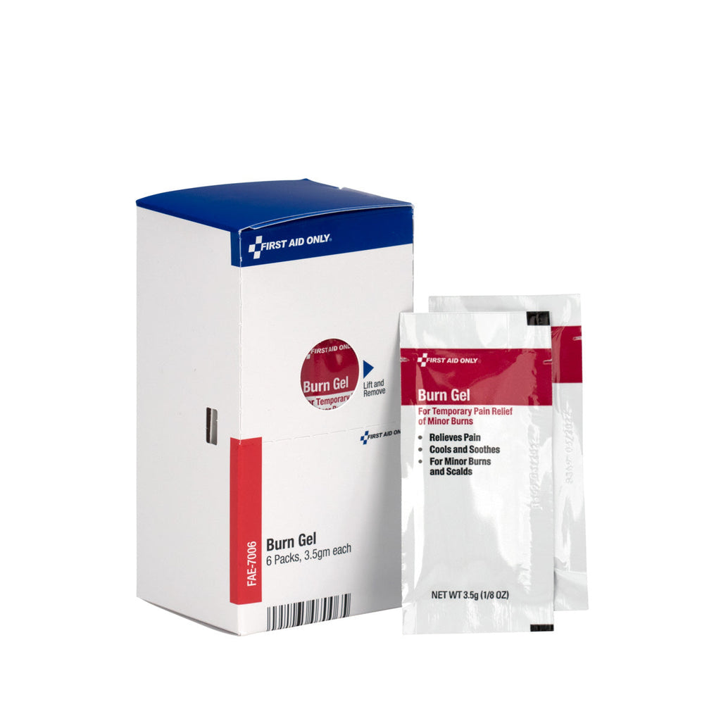SmartCompliance Refill Burn Gel 6 per Box - First Aid – firstaidonly