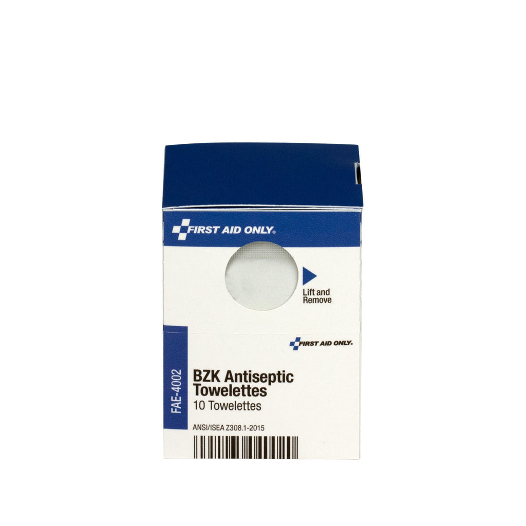 SmartCompliance Refill BZK Antiseptic Wipes 10 Per Box – firstaidonly