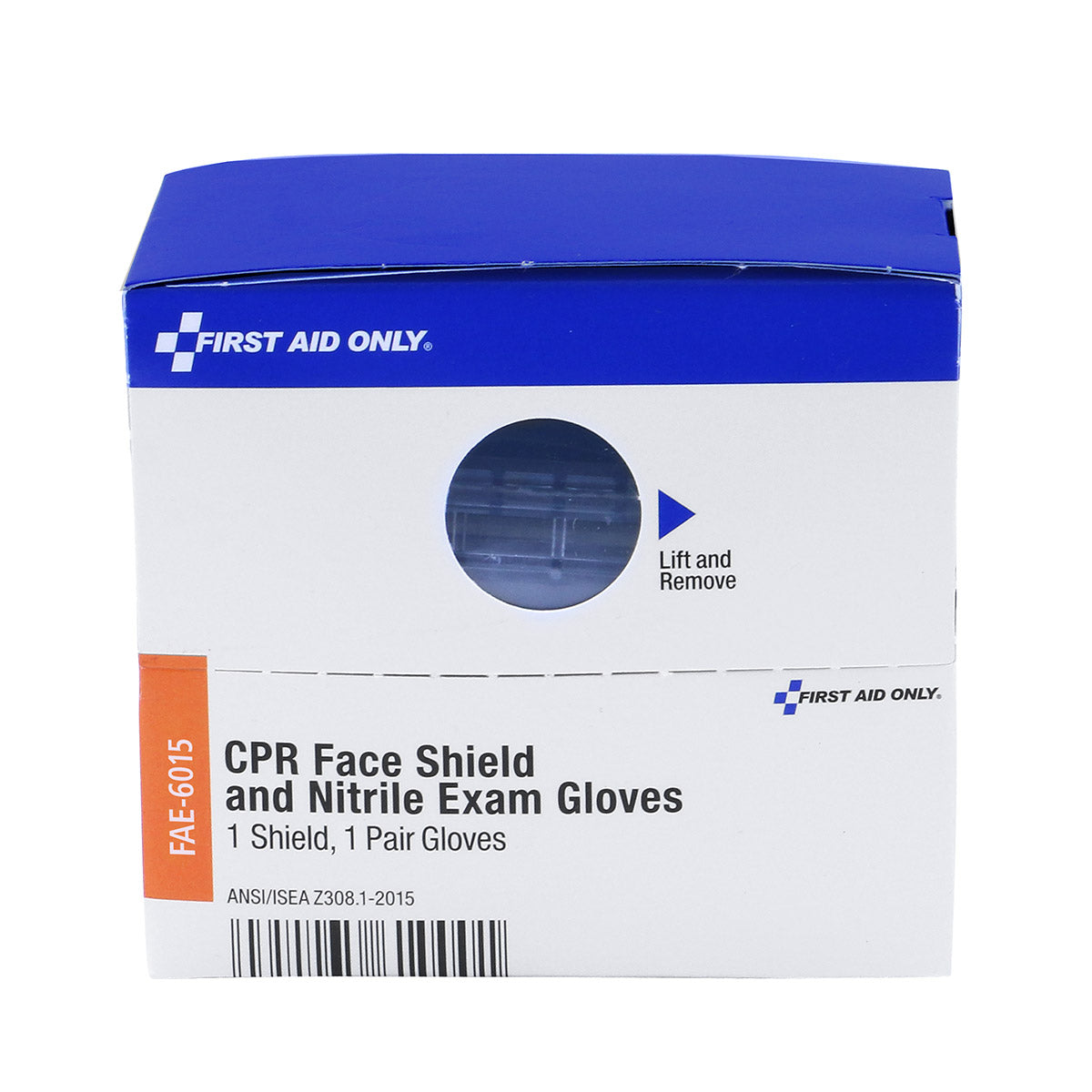 First Aid Only SmartCompliance Refill CPR Face Shield & Nitrile Gloves 1 Pair of per Box