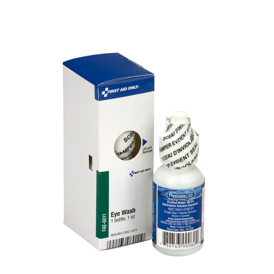 First Aid Only SmartCompliance Refill Eyewash 1 oz. Bottle per Box