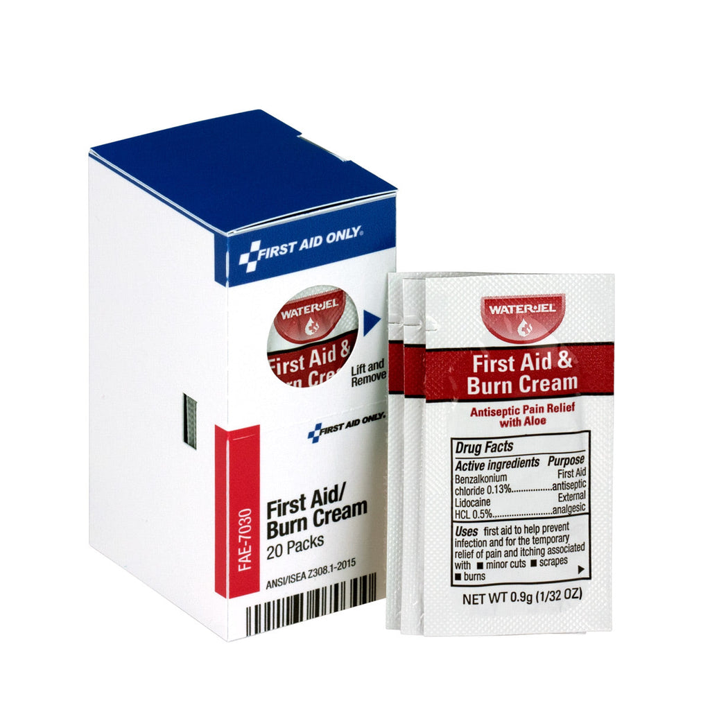 BORN STEM クリーム SmartCompliance Refill First Aid Burn Cream 20 per Box – firstaidonly