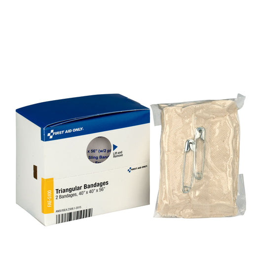 First Aid Only SmartCompliance Refill Triangular Bandage 2 per Box