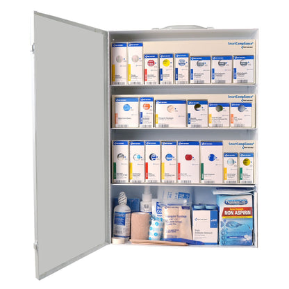 First Aid Only SmartCompliance RetroFit Business without Medications 100 Person ANSI 2021 Compliant