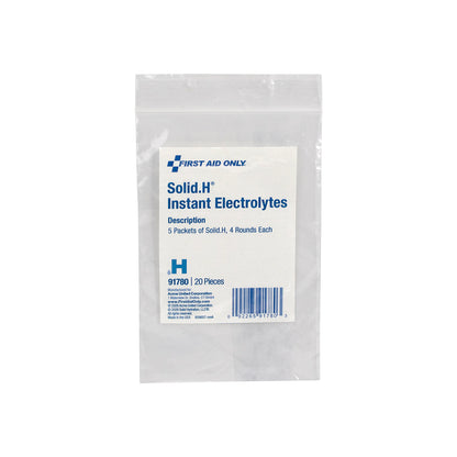 First Aid Only SOLID.H Instant Electrolytes 20 Count
