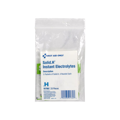First Aid Only SOLID.H Instant Electrolytes 20 Count