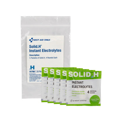 First Aid Only SOLID.H Instant Electrolytes 20 Count