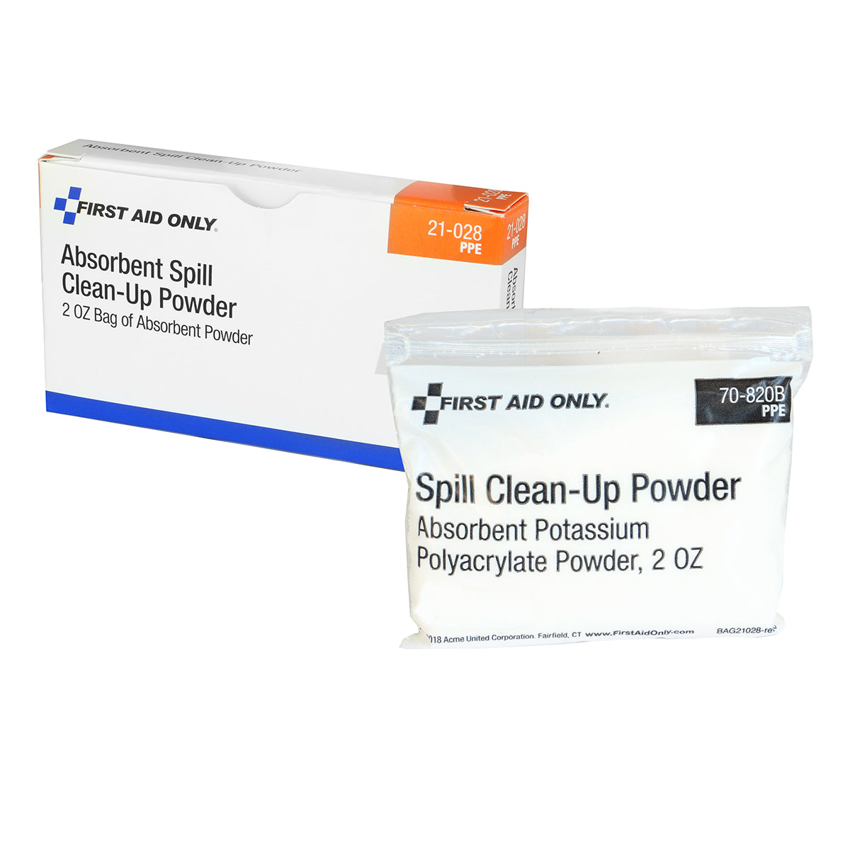 Spill Clean-Up Powder 2 oz. Packet - First Aid Only – firstaidonly