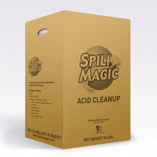 First Aid Only Spill Magic Acid Neutralizer Clean Up 35 Lb. Box