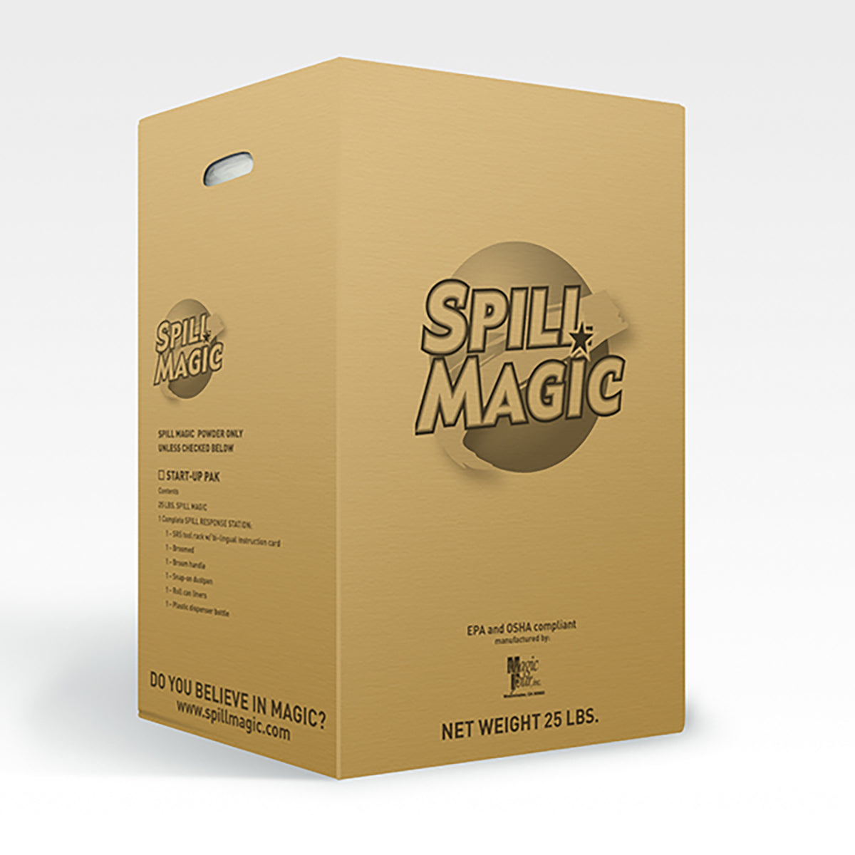 Magic Sponge First Aid Spill Magic Powder 25 Lb. Box - First Aid Only – firstaidonly
