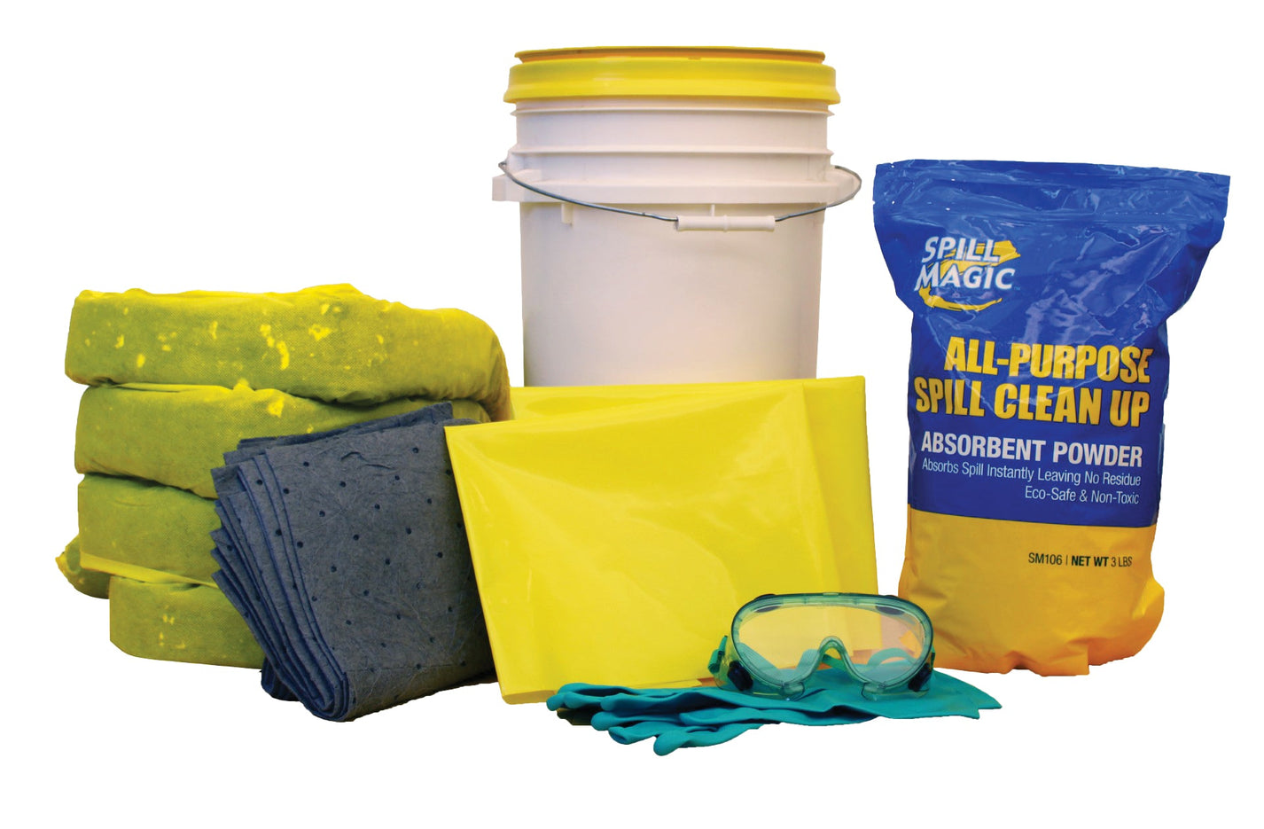 Spill Magic Universal Spill Kit in Bucket 7 Gallon – firstaidonly
