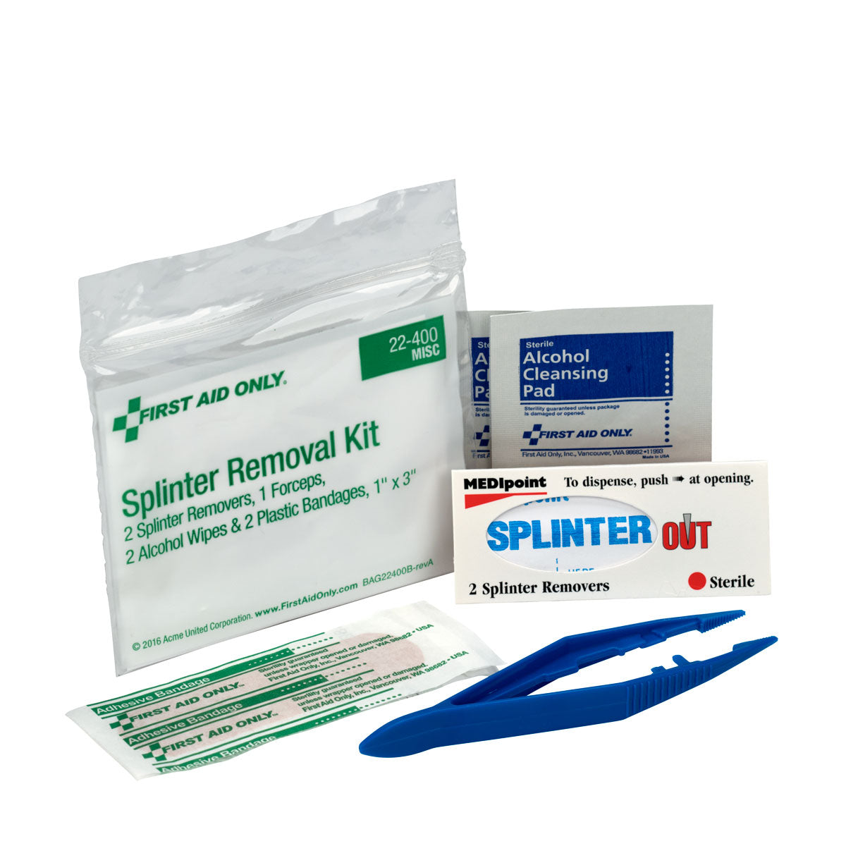Splinter Removal Kit - First Aid Only – firstaidonly