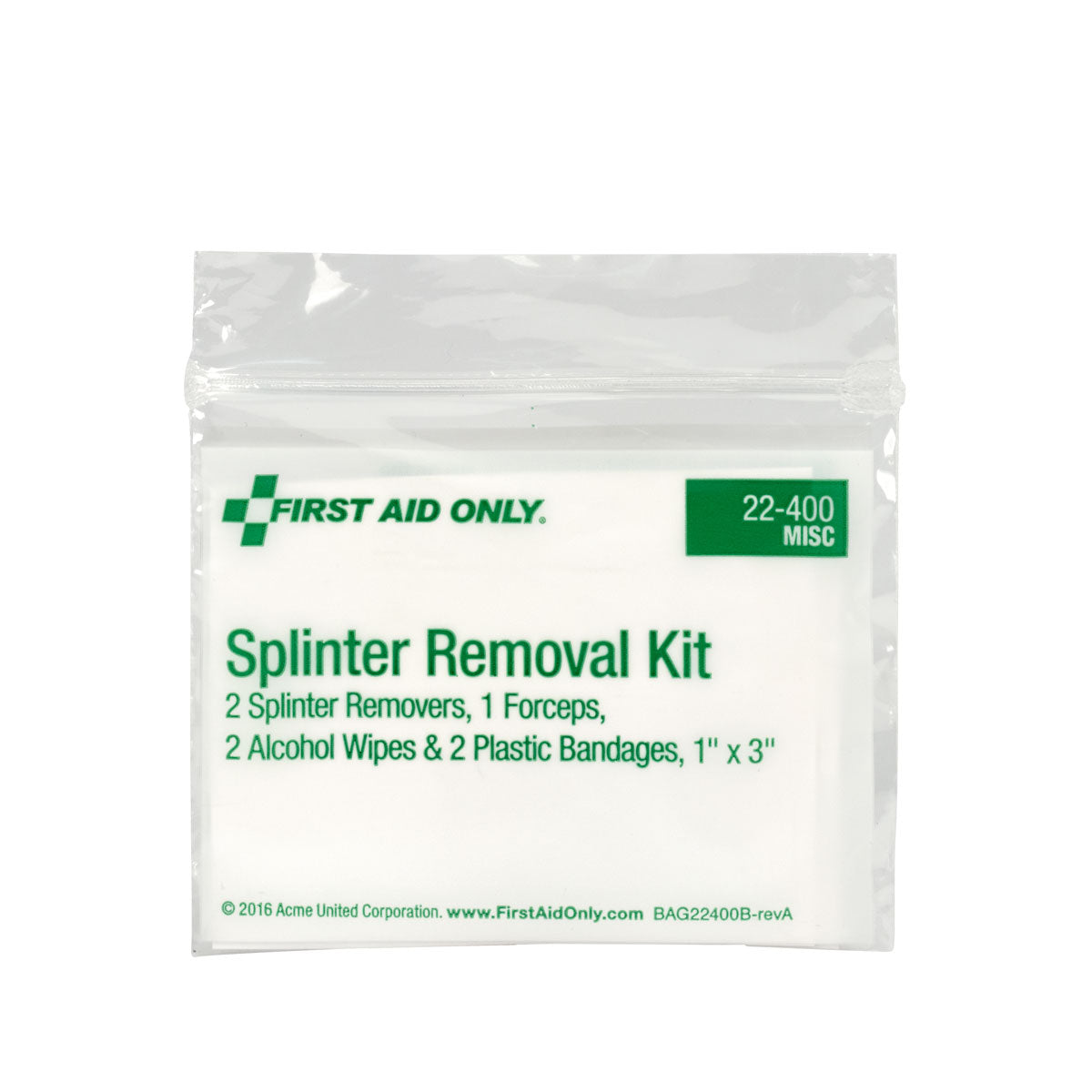 First Aid Only Splinter Removal Kit