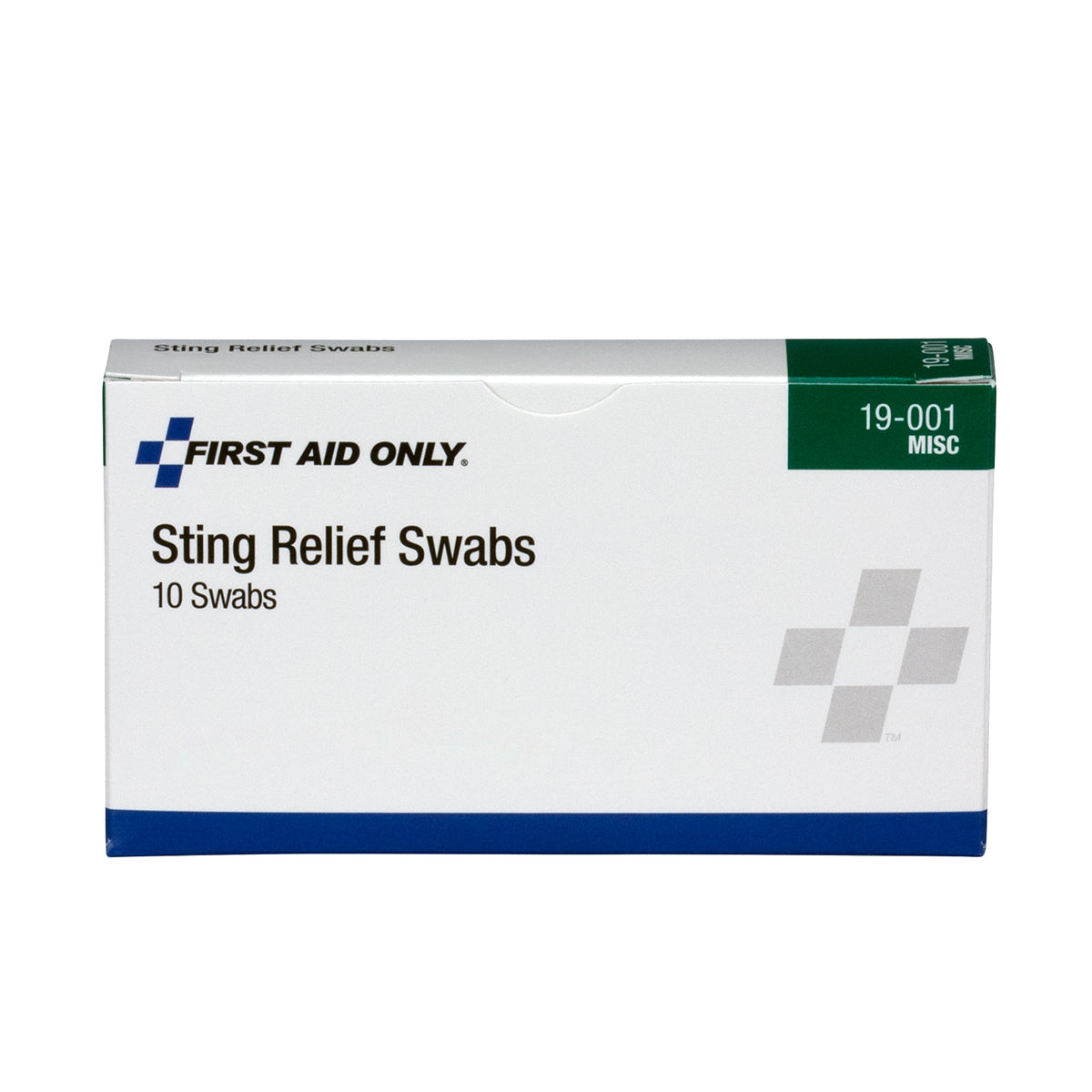 First Aid Only Sting Relief Swabs 10 Per Box