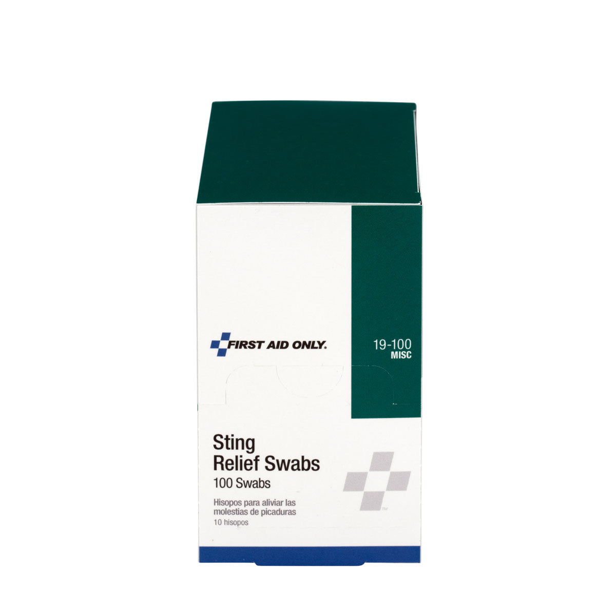 First Aid Only Sting Relief Swabs 100 Per Box