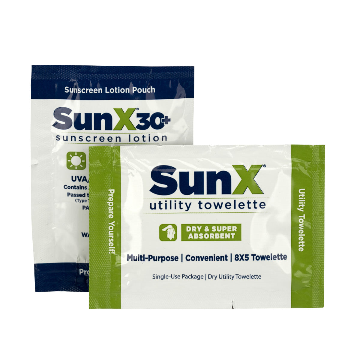 First Aid Only SunX30 Lotion and Wipe Combo Pack 300 Per Box