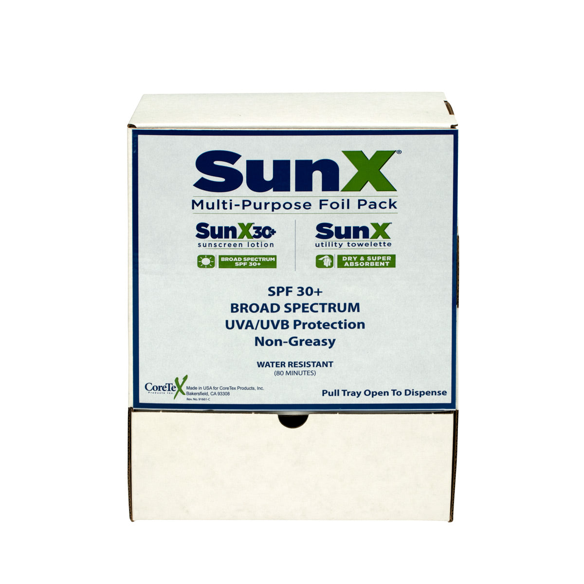 First Aid Only SunX30 Lotion and Wipe Combo Pack 50 Per Box