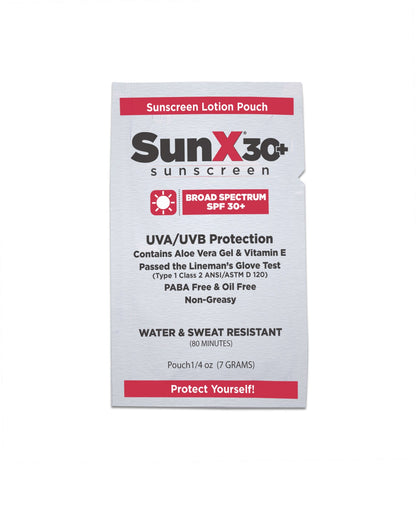 First Aid Only SunX30 Sunscreen Lotion Packets 300 Per Box