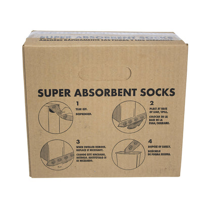 First Aid Only Super Absorbent Socks Dispenser Box of 70 Strips