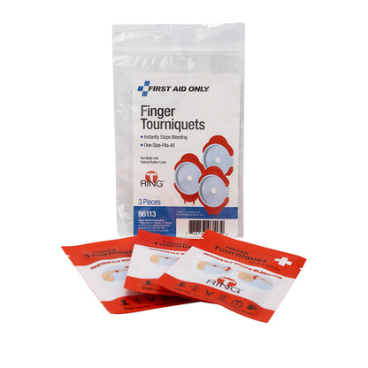 First Aid Only T Ring Finger Tourniquets 3 Pack