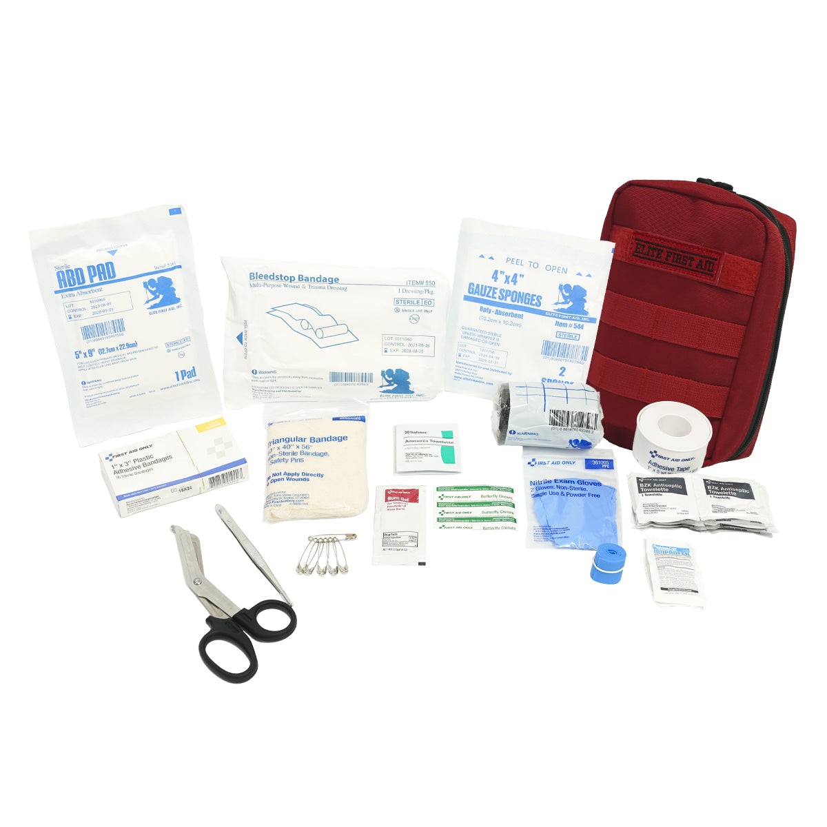 First Aid Only Tactical IFAK Kit Red