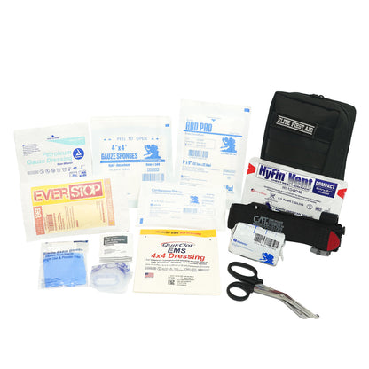 First Aid Only Tactical IFAK PRO Kit with Bleeding Control - Black