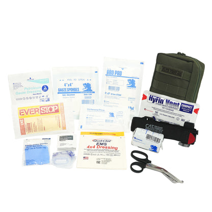 First Aid Only Tactical IFAK PRO Kit with Bleeding Control - Olive Drab