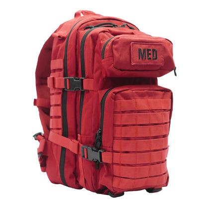 First Aid Only Tactical Trauma Advanced Backpack with Bleeding Control - Red