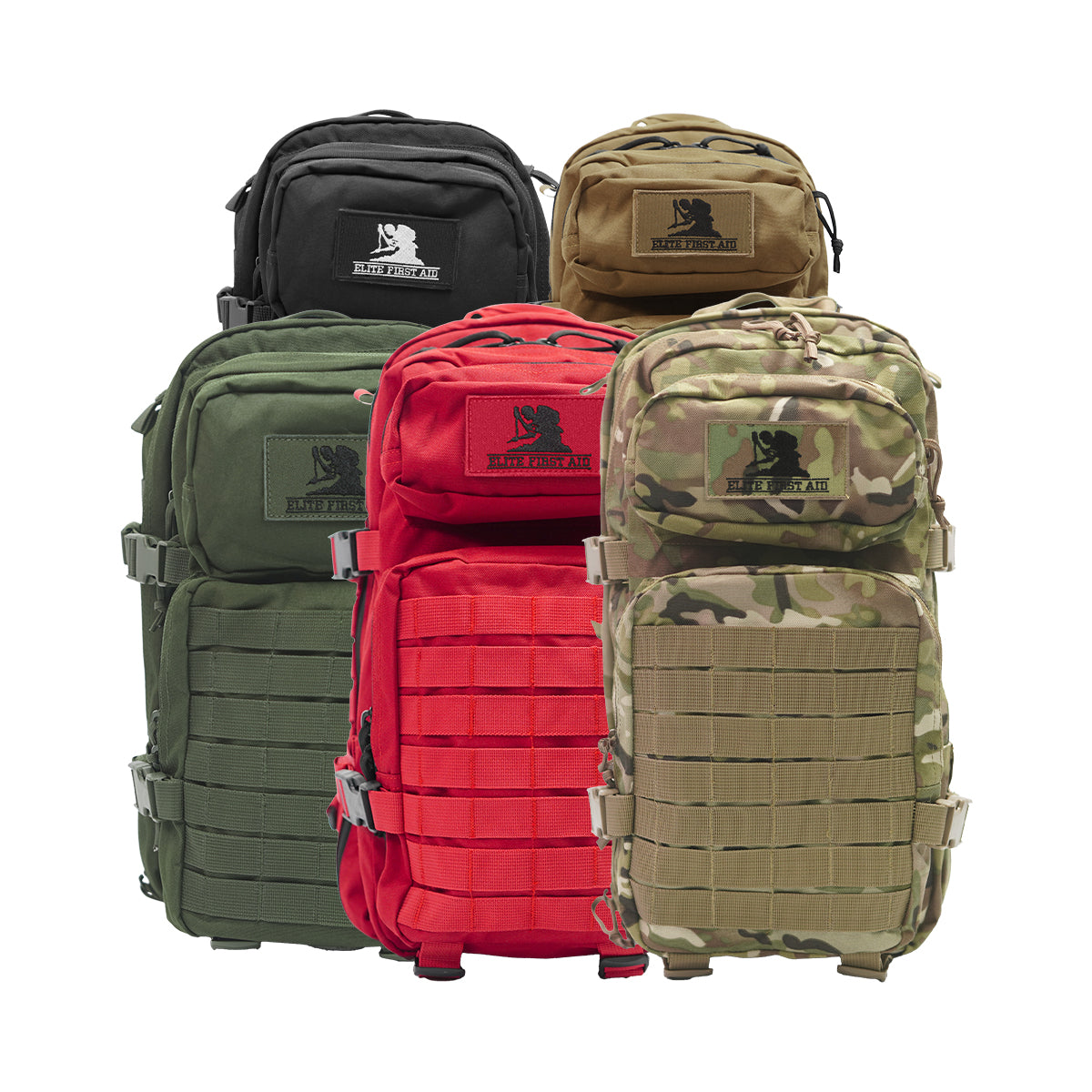 First Aid Only Tactical Trauma Advanced Backpack with Bleeding Control - Tan