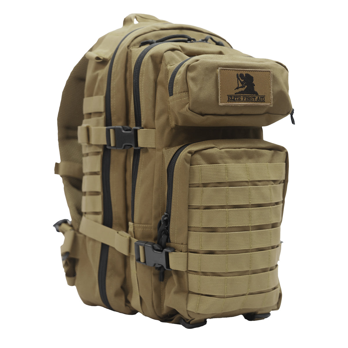 First Aid Only Tactical Trauma Advanced Backpack with Bleeding Control - Tan