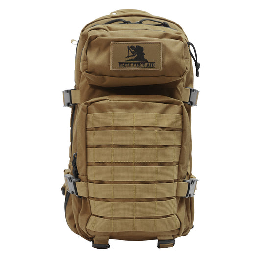 First Aid Only Tactical Trauma Advanced Backpack with Bleeding Control - Tan