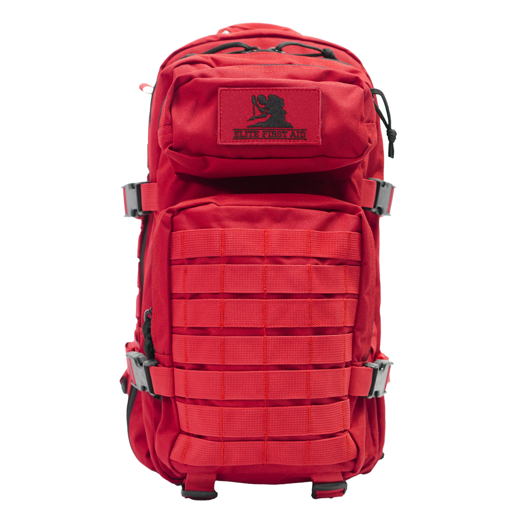 Tactical Trauma First Aid Backpack - Red - First Aid – firstaidonly