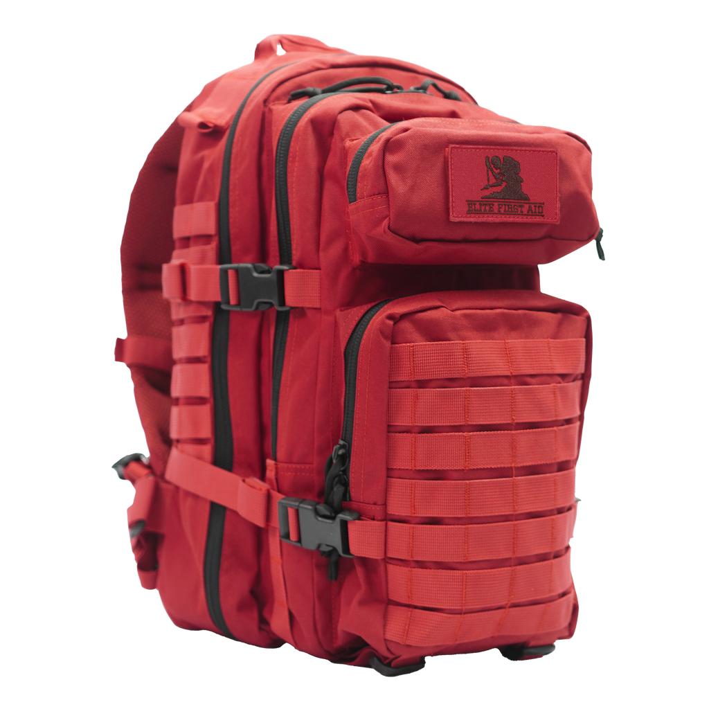 Tactical Trauma First Aid Backpack - Red - First Aid – firstaidonly