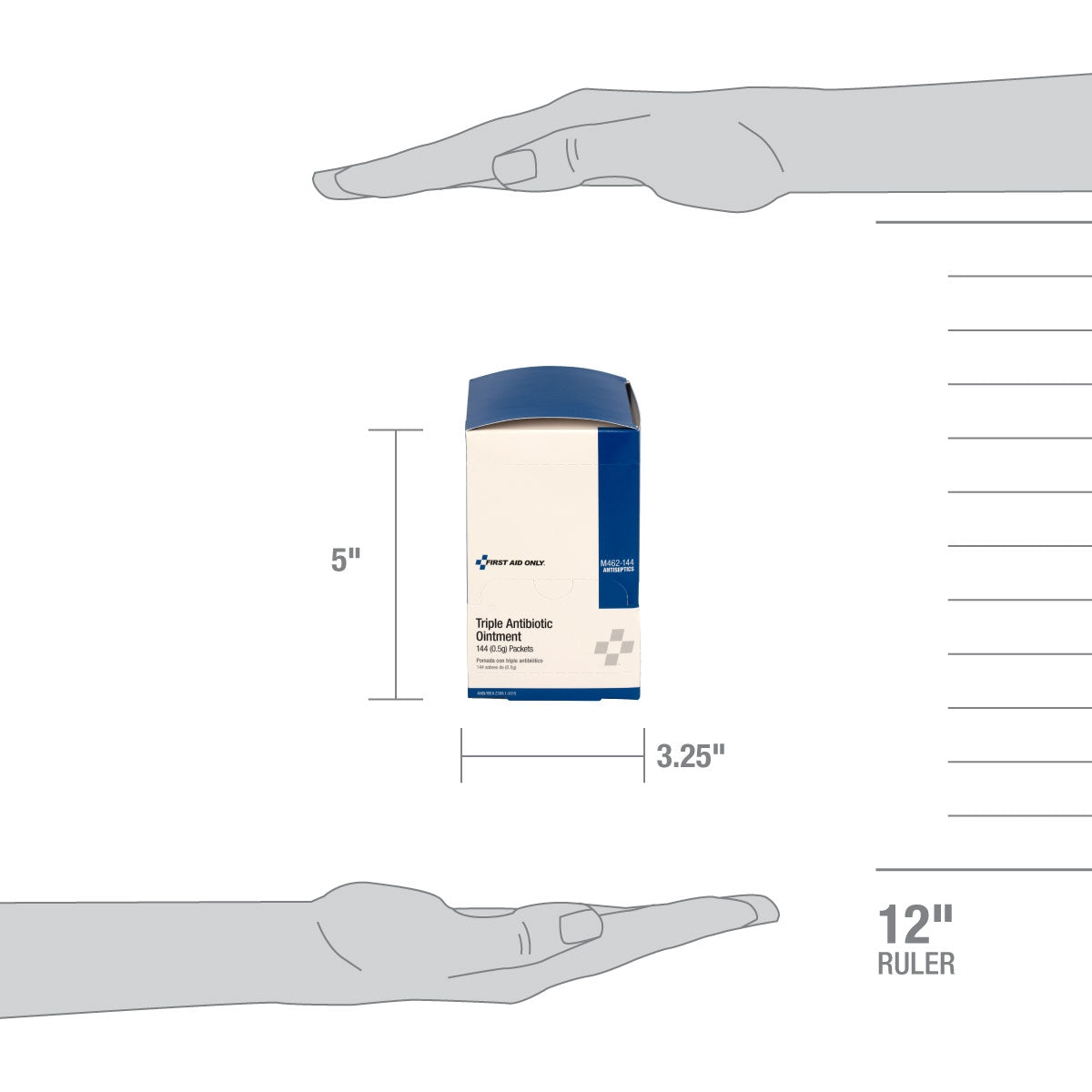 First Aid Only Triple Antibiotic Ointment 144 per Box