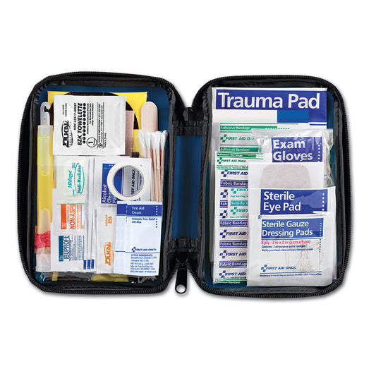 First Aid Only Vehicle Kit 104 Piece Fabric Case