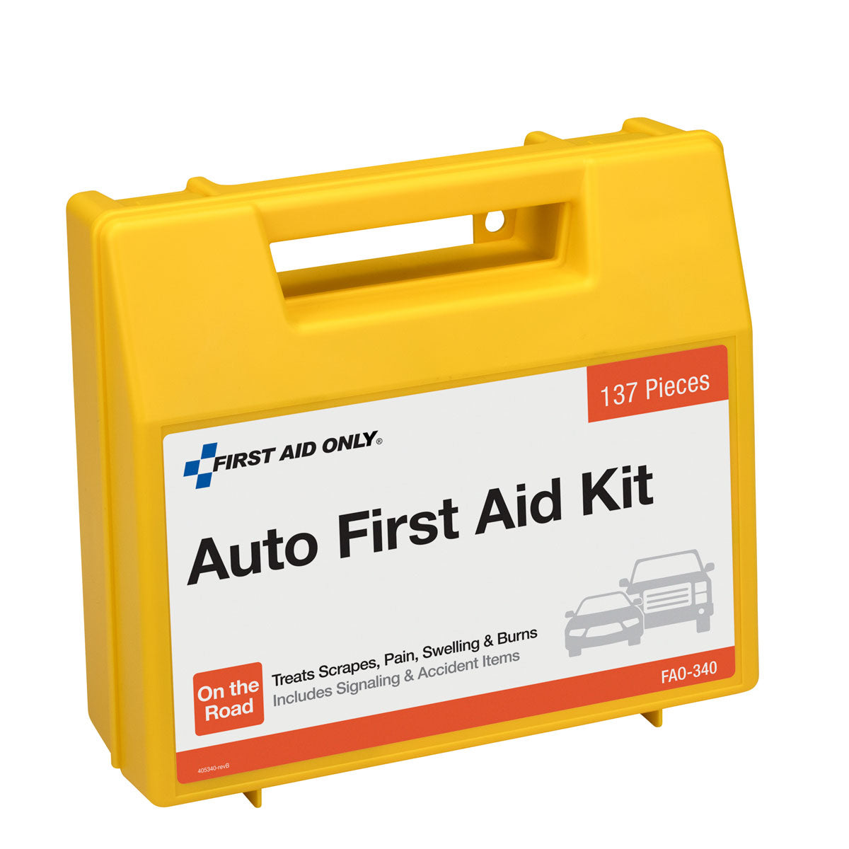 Vehicle First Aid Kit 138 Piece Plastic Case - First – firstaidonly