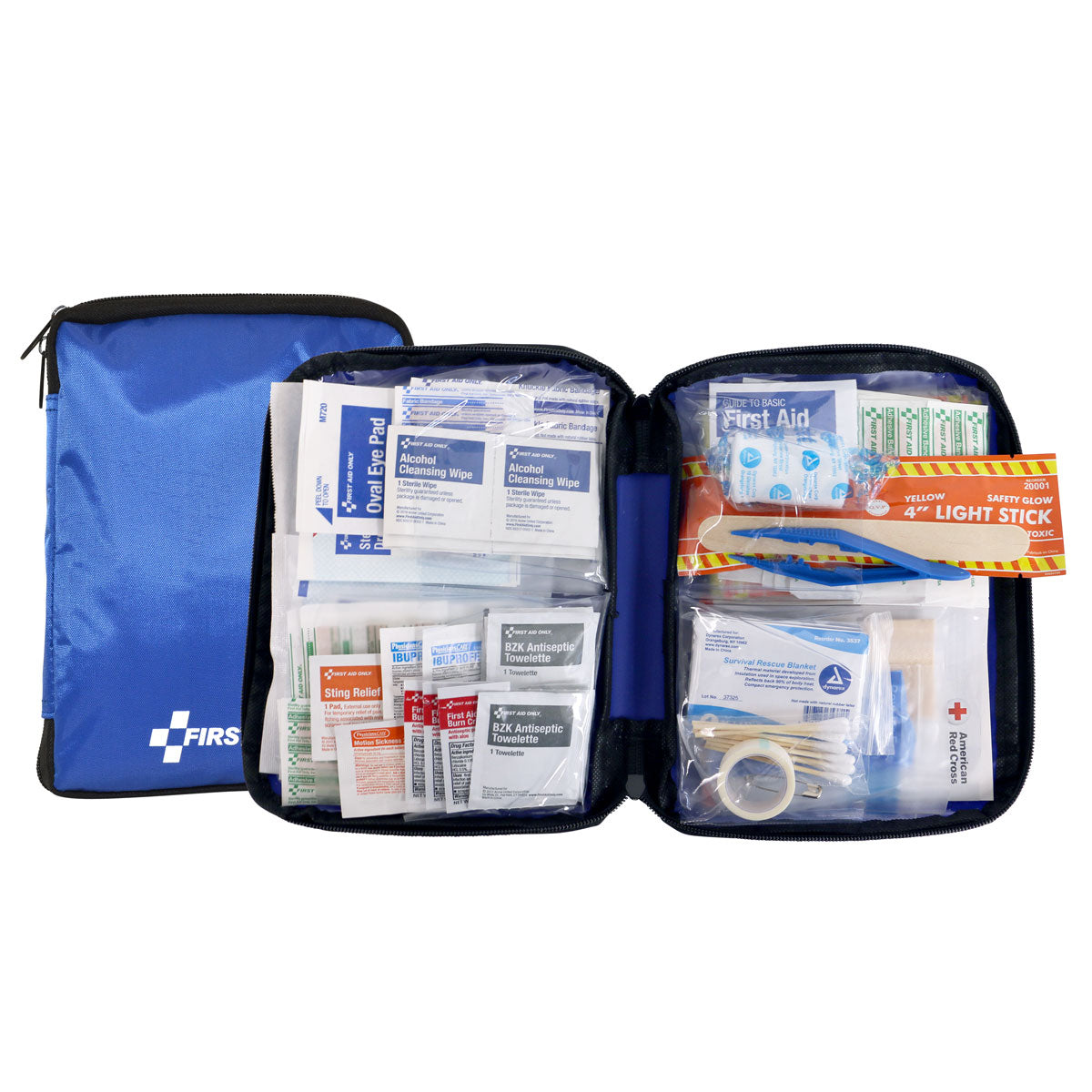 Vehicle First Aid Kit 143 Piece Fabric Case - First – firstaidonly